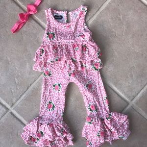 Mud pie baby girls body suit